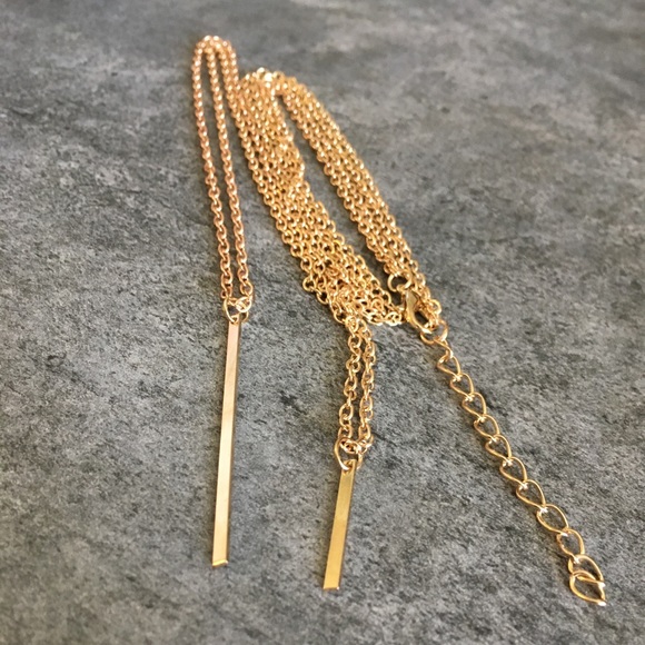 MORE COMING Gold Plated Double Layer Necklace - Picture 3 of 8